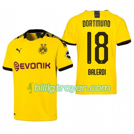 Billige Fotballdrakter Borussia Dortmund Leonardo Balerdi 18 Hjemmedraktsett 2019/20 Kortermet